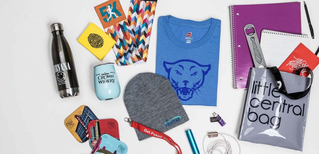 various promotional items