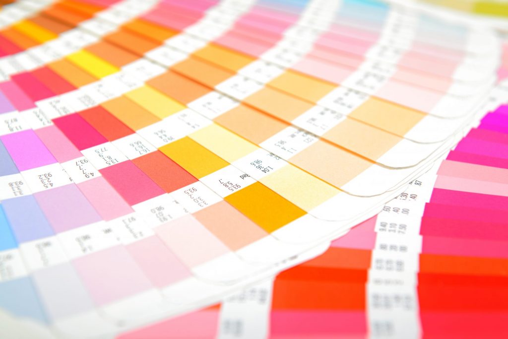 pantone color swatches