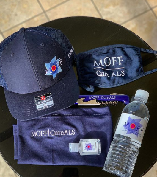 Promotional items with MOFF logo