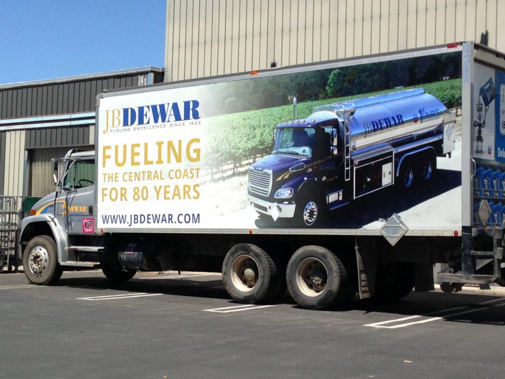 JB Dewar Truck Wrap