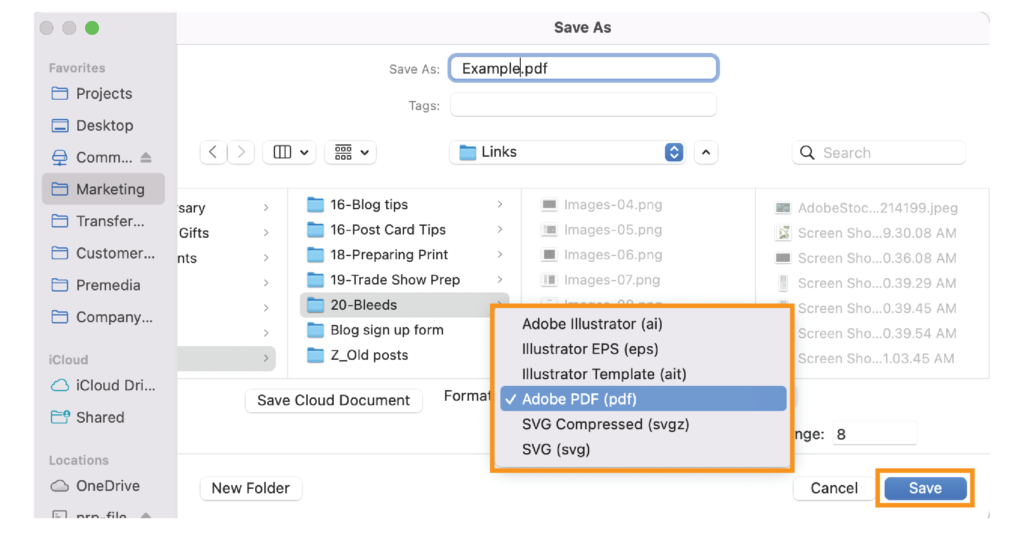 Exporting bleeds in Illustrator